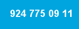 924 775 09 11 924 775 09 11